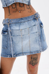 ASHLIN MINI DENIM SKIRT