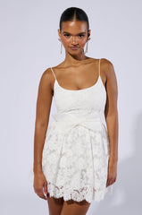 ARIANA LACE MINI DRESS