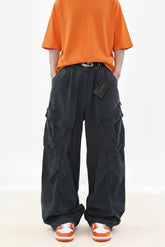 6 pocket unity cargo pants grey