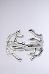 CUFFED UP BRACELET IN SILVER