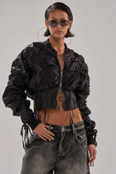 ARIANA SCRUNCH BOMBER