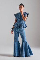 DONT PLAY WITH MY HEART BELL BOTTOM DENIM