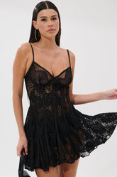 DORELLA LACE MINI DRESS