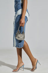 AKIRA OSWEGO DENIM NEW SLIP ON MULE SANDAL