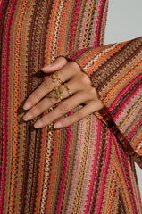 CROSS YOUR HEART RING SET