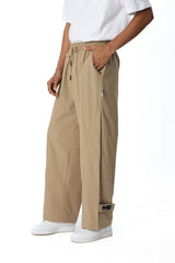 Adjustable Cargo Pants Brown