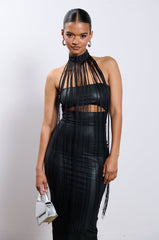 DRAMATIC LENGTHS FRINGE NECKLACE