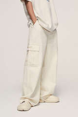 Streetwear Cargo Pants White