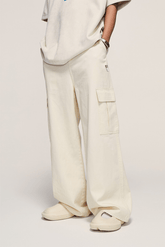 Streetwear Cargo Pants White
