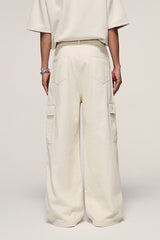 Streetwear Cargo Pants White